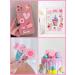 EBANKU 100 Pcs Pink Resin Flatback Decorations - 36 Styles Mixed Kawaii Slime Charms for DIY Crafts & Jewelry Making - Buy Online on SooperMarket.com