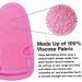 Bvanzo Exfoliating Glove for Dead Skin and Fake Tan Removal - Shower Mitt for Skin Refreshing and Cleansing - Pink - Buy Online on SooperMarket.com