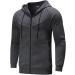 Men's Anime Hoodie - Slim Fit Long Sleeve Zip-up Sweatshirt - Grey, Medium - Buy Online on SooperMarket.com
