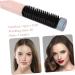 Angoily Cordless Hair Straightener Brush - Rechargeable & Travel-Friendly Heated Comb for Smooth Hair - Dual Purpose Nylon Brush in Purple - Buy Online on SooperMarket.com