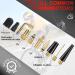 Kasanni 32-Piece Bicycle Valve Adapter Set | DV SV AV French Valve Adapters | Compatible with Air Pumps & Compressors - Buy Online on SooperMarket.com