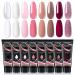 Wakaniya poly gel set with 8 colors nail gelails fast nail extension extension building for starter nail design nail yourself clear white nude pink 120ml white nude clear brown