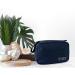 Cooja Hanging Toiletry Travel Wash Bag with Hook & Handle - Dark Blue Set - Buy Online on SooperMarket.com