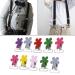 10pcs Set Plum Shape Pacifier Clips - Mini 25mm Suspender Holders for Babies | International Shipping - Buy Online on SooperMarket.com