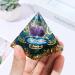 GLMFAN Healing Crystal and Stone 2.4" Orgone Pyramid for Positive Energy Amethyst Crystal Decors Gifts Protection Crystals Energy Generator Blance Chakras Meditation Aids Sleep Attract Wealth Lucky (Black Stone) - Buy Online on SooperMarket.com