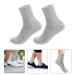 Lurrose Men's Moisturizing Cotton Gel Socks - Foot Repair & Care Treatment for Dry Cracked Skin - 2 Pack Light Gray - Buy Online on SooperMarket.com