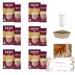 Temas Costa Coffee Instant Coffee Sachets Bundled With Reusable Coffee Cup Sleeves & Coffee Stirrers |Salted Caramel Latte | Coffee Gifts (Salted Caramel Latte)