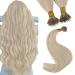 Youngsee nanoring Extensions real hair blond 35cm nanoring extensions ashblond with blond nano ring hair extensions remy real hair extensions nanoring hair recovery real hair nano hair 50g #18/613 35 cm-nano 2-2- #p18/613