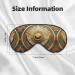 Sun Old Egyptian Timeless Grace Soft Sleep Eye Mask - Breathable Travel Eye Patch for Women | Relax & Rejuvenate - Buy Online on SooperMarket.com