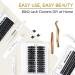 Cluster Lashes 14mm - 72 D Curl B&Q Lash Clusters for DIY Extensions - Buy Online on SooperMarket.com