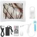 Skin Diagnosis Hair Analyzer 17 Inch 50X 200X Magnification LCD Screen Scalp Hair Follicle Hair Skin Analyser Machine 3 Light Modes Hair Follicle Detector for Home Salon Use - Buy Online on SooperMarket.com