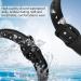 Adjustable Soft Silicone Band for Samsung Galaxy Fit SM-R370 - 1 Pack Black - Buy Online on SooperMarket.com
