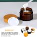 50 ml Empty Cosmetic Cream Jar - Reusable Containers for Creams Lotions & Essential Oils (6 Pack) - Ideal for International Shipping - Buy Online on SooperMarket.com