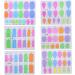 Silk Fiberglass Nail Extension Kit - 6 Shapes DIY Nail Tips Set for UV Gel Nails - Home Salon Tool - Buy Online on SooperMarket.com