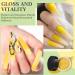 28g White & Yellow Color Change Dip Powder Nails (W-No.18) | Long-lasting, No UV Light Needed - Buy Online on SooperMarket.com