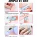 Kalolary 20PCS Nail Gel Polish Strips | Self-Adhesive Wraps with Nail File | UV/LED Lamp Required | Decals for Cured Gel Nails - Buy Online on SooperMarket.com