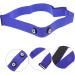 Kichouse Blue Heart Rate Monitor Chest Strap | Breathable Sports Equipment for Accurate Heart Frequency | Durable Nylon & Rubber Band 17.00x3.00x0.10cm - Buy Online on SooperMarket.com