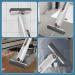 Mini Mop | Mini Portable Short Mop Self-Squeeze Glass Wiper | Hand Wash-Free Strong Absorbent Lazy Cleaning System for Desktops Windowpanes Tablewares White Suit*2 - Buy Online on SooperMarket.com
