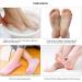 Jinlaili Moisturizing Gel Socks - 2 Pairs Infused with Vitamins & Oils for Soft Hydrated Skin - Spa Quality Repair for Dry Feet - Buy Online on SooperMarket.com