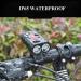 BurningSun Bike Light Set - 1000 Lumens, 5 Modes, 360 Rotatable, USB Rechargeable, IP65 Waterproof - Front and Back Cycling Lights - Buy Online on SooperMarket.com