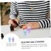AOKWAWALIY 2 Sets Nail Stamp Nail Kits Girl Nail Art Printing Accessory Nail Art Stencils Nail Accessories Nail Pattern Printing Stamper Silica Gel Scraping Board Fully Transparent 6.5X3X3CM Purple Blue - Buy Online on SooperMarket.com