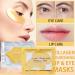 30 Pairs Lip & Eye Masks - 24K Collagen Crystal Under Eye Patches for Dark Circles Puffiness & Fine Lines - Moisturizing Skincare for Women & Men - Buy Online on SooperMarket.com