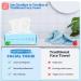 HOMERHYME Facial Tissue: 600 Count Biodegradable Makeup Remover Wipes - Ultra-Soft, Lint-Free, Unscented - for Travel Skincare & Personal Cleansing (6 Pouch) - Buy Online on SooperMarket.com