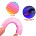 Colorful Neon UV Eyelash Extensions 15mm 0.07C Easy Fan - Blue, Yellow, Purple, Pink - Buy Online on SooperMarket.com