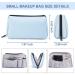 MAANGE Small Waterproof PU Leather Makeup Bag for Women - Light Blue - Buy Online on SooperMarket.com