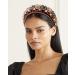 Padded Rhinestone Headband - Crystal Velvet Wide Hairband for Women and Girls - Buy Online on SooperMarket.com