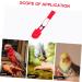 Iplusmile Parrot Suit - Bird Windula Accessories for Home Birds | Pet Needs & Clothing for Bird Lovers | Red Set - Buy Online on SooperMarket.com