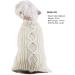 KYEESE Golden Thread Turtleneck Dog Sweater for Cold Weather - Medium Beige - Buy Online on SooperMarket.com