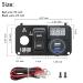 10L0L Golf Cart Integrated 3-in-1 Panel: Fast Charger, USB Charger, Voltmeter | Fits EZGO TXT PDS Models - Buy Online on SooperMarket.com