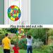 Dart Board Games for Kids - Large 28 Dart Board Toys with Sticky Balls, Outdoor Safe Toy Gifts for Boys and Girls Ages 3-10 - Buy Online on SooperMarket.com