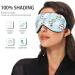Haskirky Light Blocking Eye Mask Breathable and Adjustable Adult Men and Women Travel on Business Trips Yoga Meditation Light Smooth Comfortable Eye Mask Office Deep Sleep Goodies Blue Cartoon Pand - Buy Online on SooperMarket.com