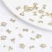 40Pcs 3D Alloy Nail Rhinestones Diamond Crown and Bowknot Charms - Luxury Gold Nail Jewelry Decorations for Women and Girls - DIY Nail Design - Buy Online on SooperMarket.com