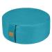 Zafu Buckwheat Meditation Cushion,D13"/16" H5",Round Zabuton Meditation Pillow,Yoga Bolster Kneeling Pillow Premium Yoga Pillow for Sitting on Floor Zippered Cotton Cover Cyan Blue 16"x16x5"