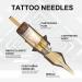 50pcs Assorted Tattoo Cartridge Needles - Curved/Round Magnum Shader - 7RM 9RM 11RM 13RM 15RM - Disposable & Soft Edge - #10 Bugpin RM - EN02-50KIT-T - Buy Online on SooperMarket.com