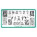Shop Maniology Forest Wonders Nail Stamping Plate Set - Unique Mushroom & Frog Nail Art for Stunning Manicures - Buy Online on SooperMarket.com
