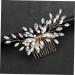 Didiseaon hair European and American headgear manual crystal modeling Accessories rhinestones Metal decorate Hair piece wedding bride comb accessories hairpin hair comb Miss - Buy Online on SooperMarket.com