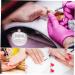 ABOOFAN Wedding Decor Nail Manicure Tools Manicure Nail Dish Nail Dish Bowl with Lids Dappen Dish Nail Accessories Nail Art Dish Nail Dish Cup Nail Cups Glass Diamond With Cover 1 - Buy Online on SooperMarket.com