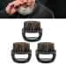 3-Part Beard Finger Brush for Men - Ridge-Free Round Handle & Fade Brush for Hairdressing at Home - Buy Online on SooperMarket.com