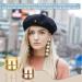 8-Piece Colorful Magnetic Hijab Pins - Rustic Style | Coldairsoap Pinless Round Magnets for Women - Buy Online on SooperMarket.com