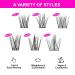 CAELYMINE Cluster Eyelash Extensions 144pcs - D Curl Soft Lash Extension Clusters for Beginners - Reusable 3D Cosplay Eyelash Cluster Extensions - Buy Online on SooperMarket.com