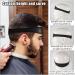 Hair Trimming Guide Men Black Hair Cut Guides Fade Cutting Tool with 2 Hair Bands Adjustable Neckline Shaving Template for Home Use Barber Shops Hair Salons Makeup Rooms - Buy Online on SooperMarket.com