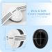 KINGKIDS Baby Ear Protection Headphones - Noise Cancelling Earmuffs for Infants & Toddlers - White & Black - Buy Online on SooperMarket.com