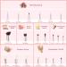 Jessup 20pcs Professional Makeup Brush Set - Natural Bristle for Foundation, Eyeshadow, Blusher - Concealer Brush Included - Blushing Bride T291 - Buy Online on SooperMarket.com