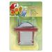 Arquivet red mirror for bird cage 12 x 10 cm cage accessories toys for canaries agapornis budgies parrots entertainment for birds