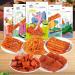 Latiao Snacks 62g/Bag Latiao Snacks mala Latiao a Variety of Flavors Spicy Snacks Handmade Latiao Chinese Characteristics Big Gluten Instant Snack Delicious Food (Combination 10 Bags) 1.00 g (Pack of 1)