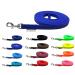 Drag line for dogs Biothane dog leash medium / large dogs width 16mm 1m / 3m / 5m / 10m / 15m (1m without hand loop blue) 1m without hand loop blue